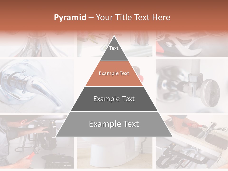 A Collage Of Photos With A Plumber And A Wrench PowerPoint Template