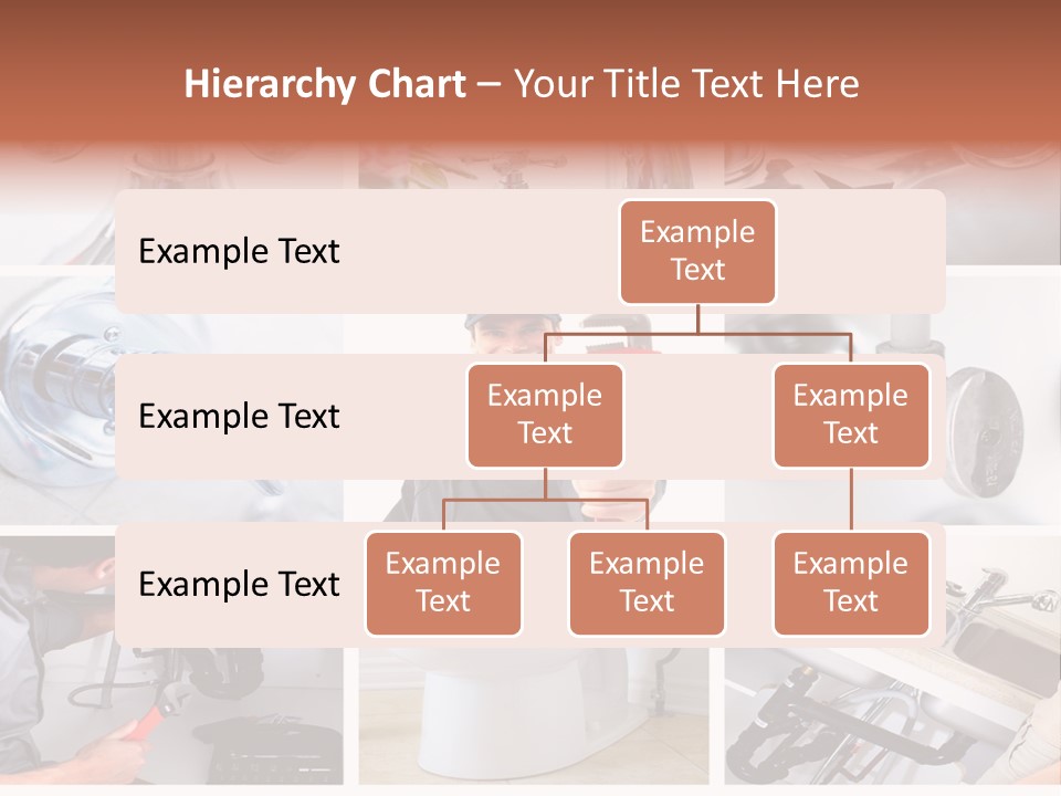 A Collage Of Photos With A Plumber And A Wrench PowerPoint Template