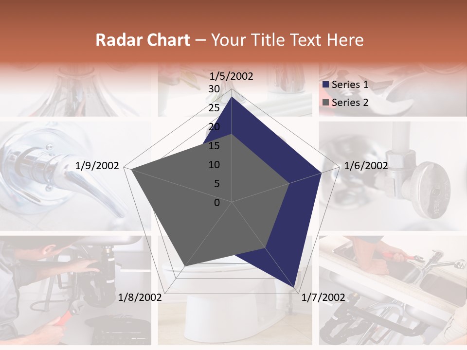 A Collage Of Photos With A Plumber And A Wrench PowerPoint Template
