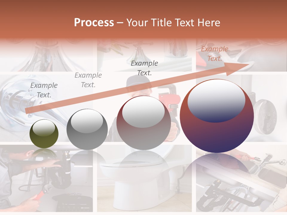 A Collage Of Photos With A Plumber And A Wrench PowerPoint Template