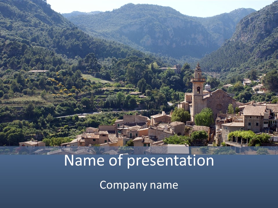 Sight Travel Village PowerPoint Template