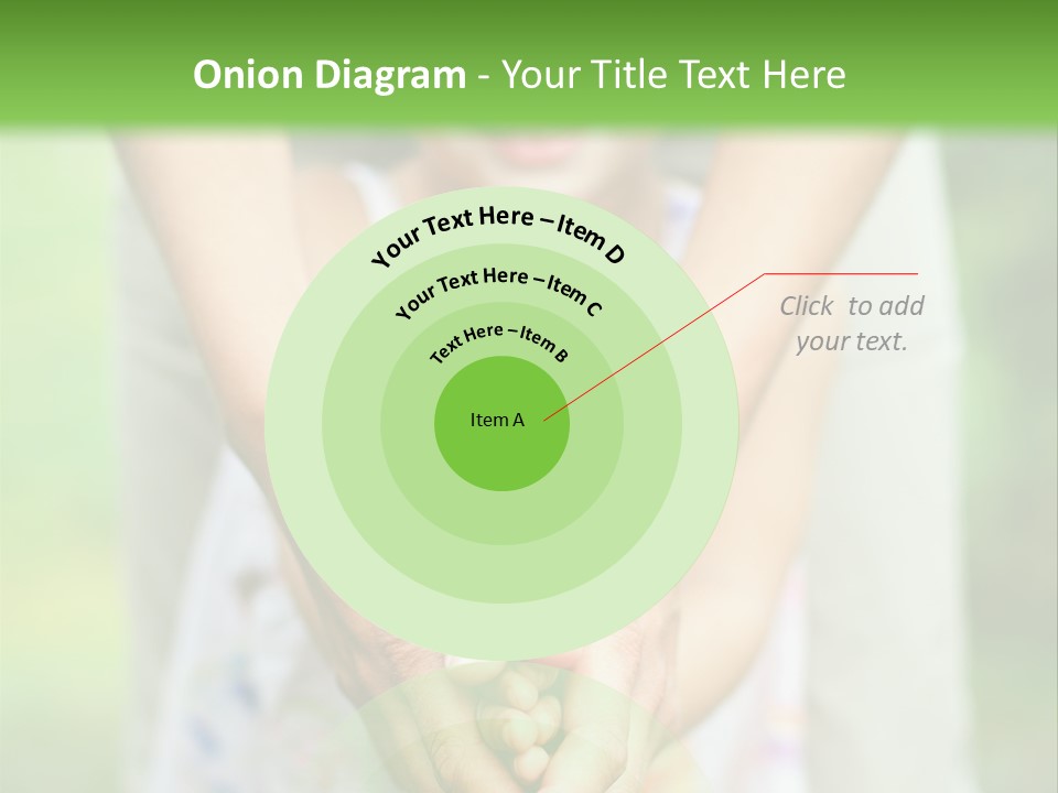 Daughter Playing Hands PowerPoint Template