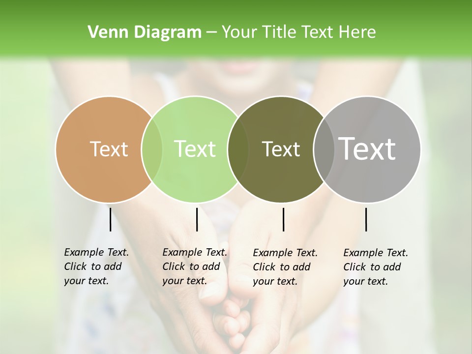 Daughter Playing Hands PowerPoint Template