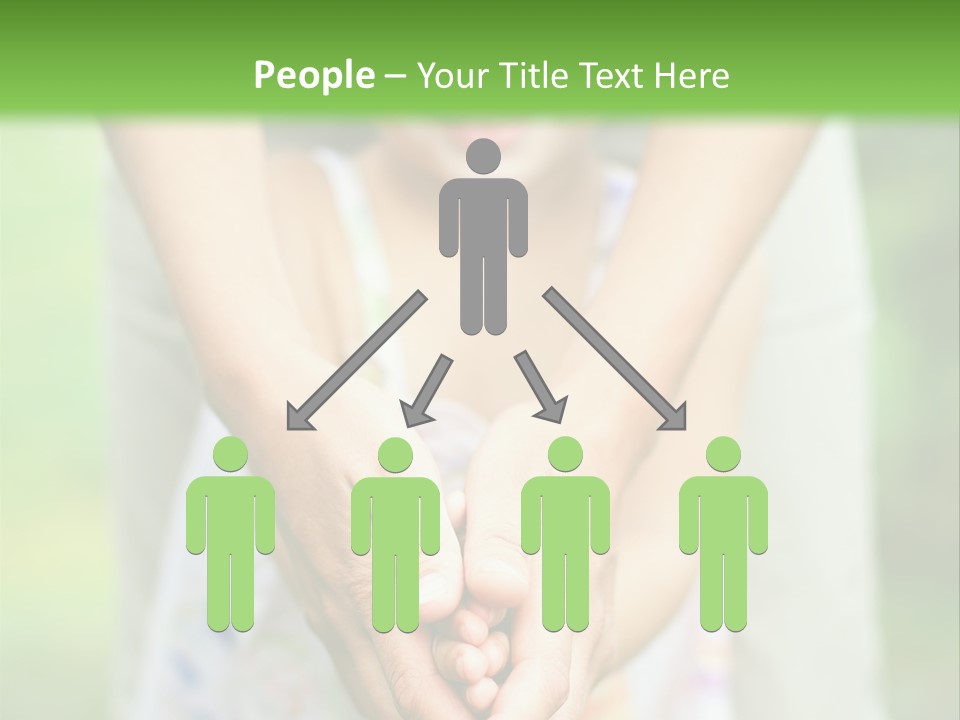 Daughter Playing Hands PowerPoint Template