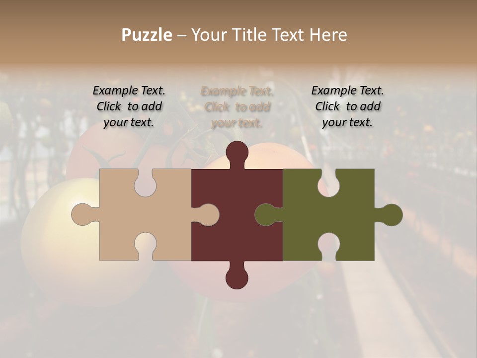 Garden Meal Hothouse PowerPoint Template