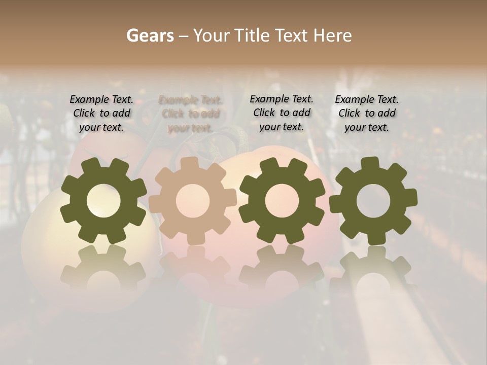 Garden Meal Hothouse PowerPoint Template