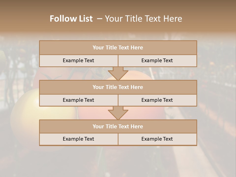 Garden Meal Hothouse PowerPoint Template