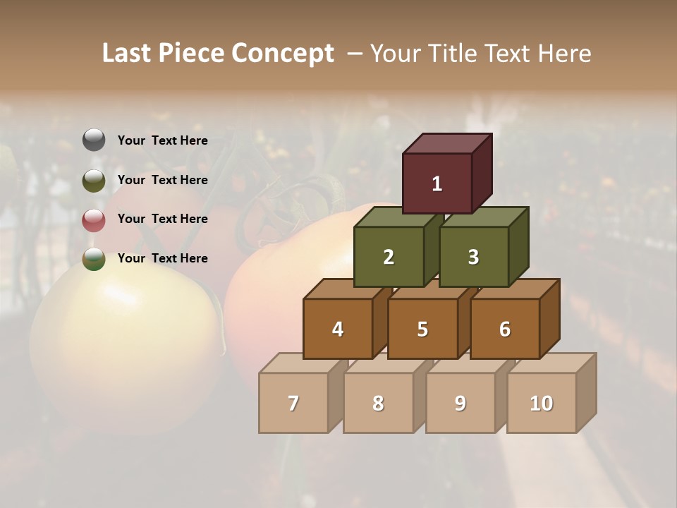 Garden Meal Hothouse PowerPoint Template