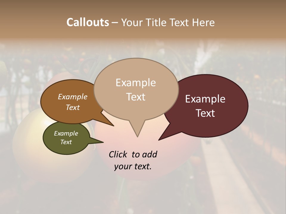Garden Meal Hothouse PowerPoint Template