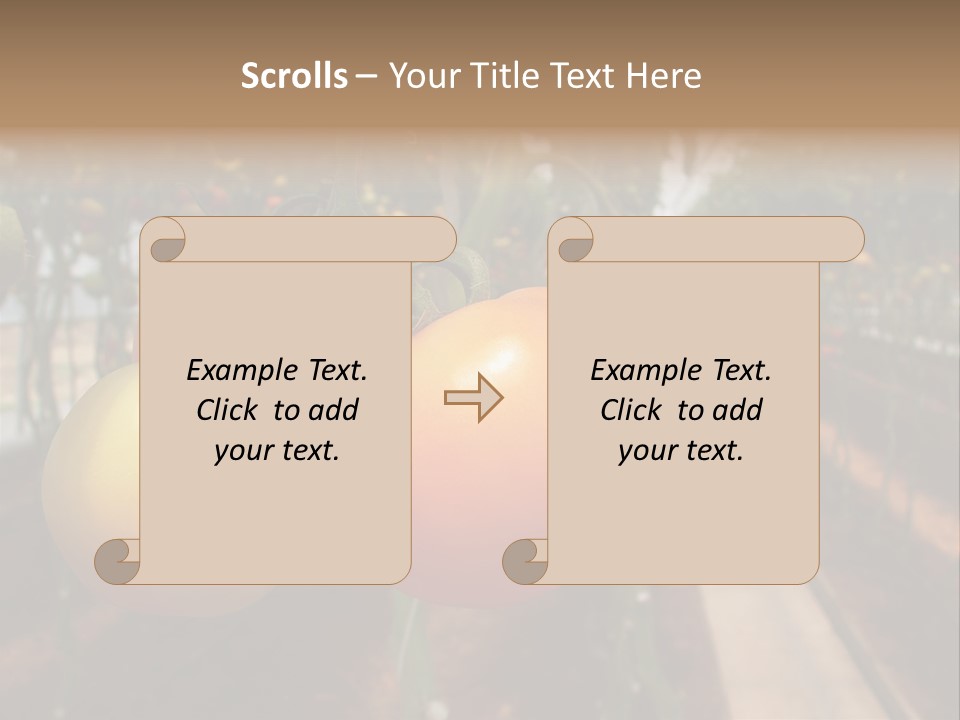 Garden Meal Hothouse PowerPoint Template