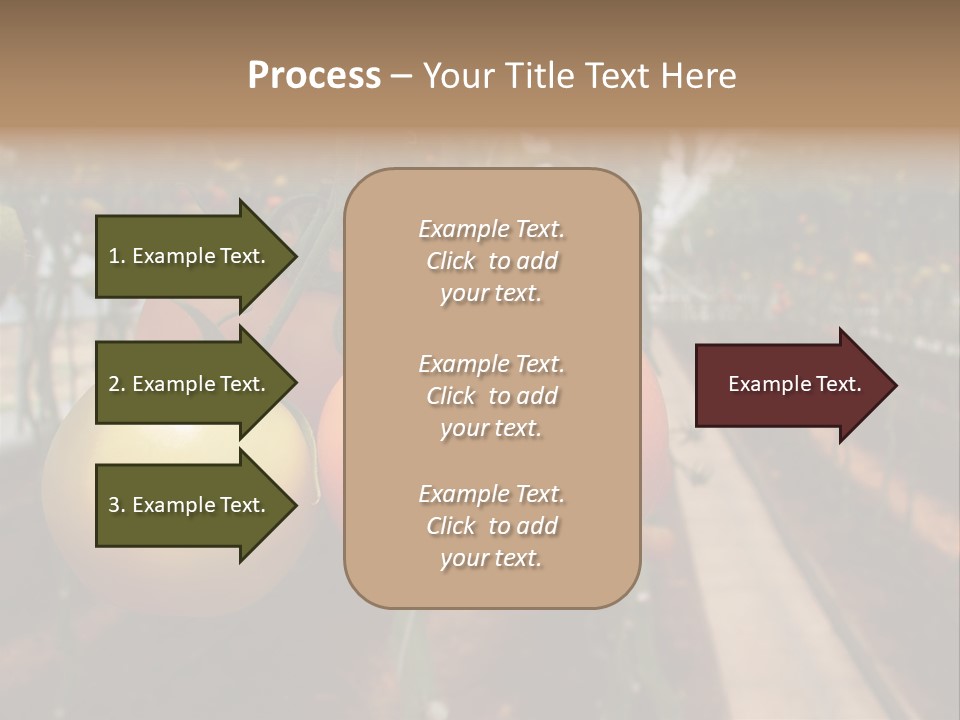 Garden Meal Hothouse PowerPoint Template