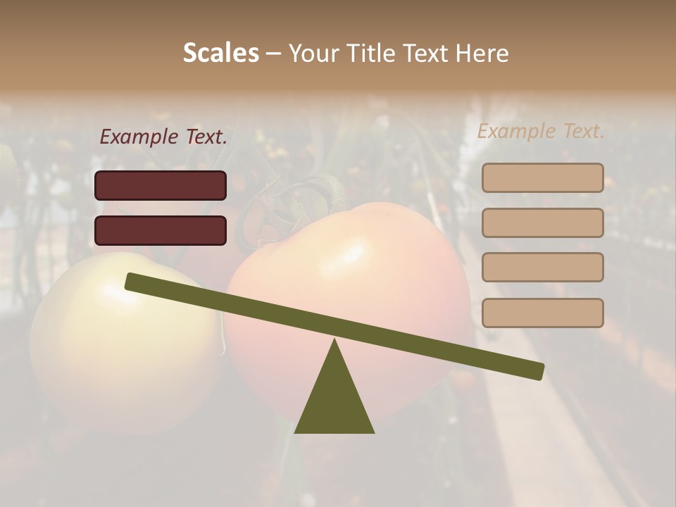 Garden Meal Hothouse PowerPoint Template