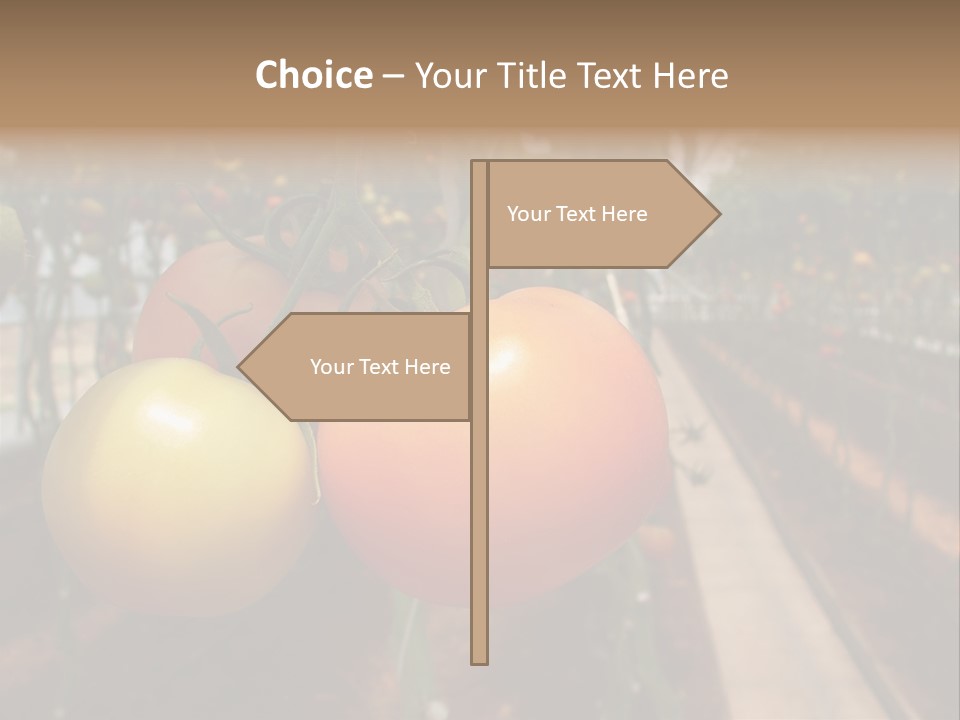 Garden Meal Hothouse PowerPoint Template
