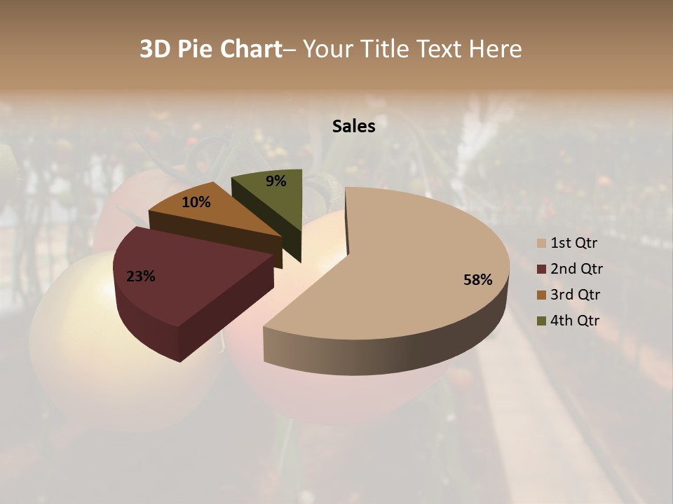 Garden Meal Hothouse PowerPoint Template