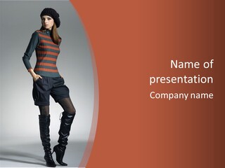 Catwalk Fit Collection PowerPoint Template