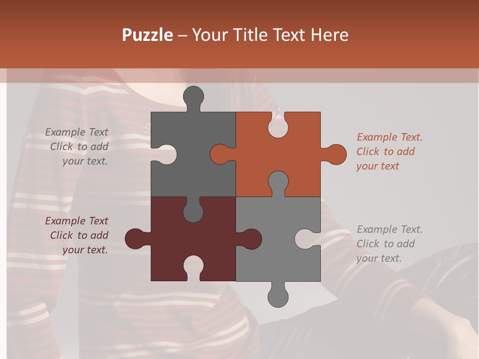 Legs Hair Female PowerPoint Template