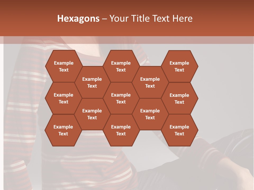 Legs Hair Female PowerPoint Template