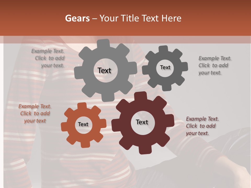 Legs Hair Female PowerPoint Template