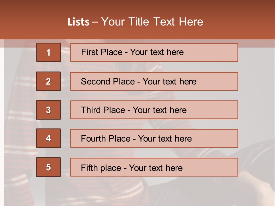 Legs Hair Female PowerPoint Template