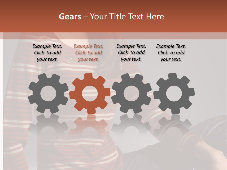 Legs Hair Female PowerPoint Template