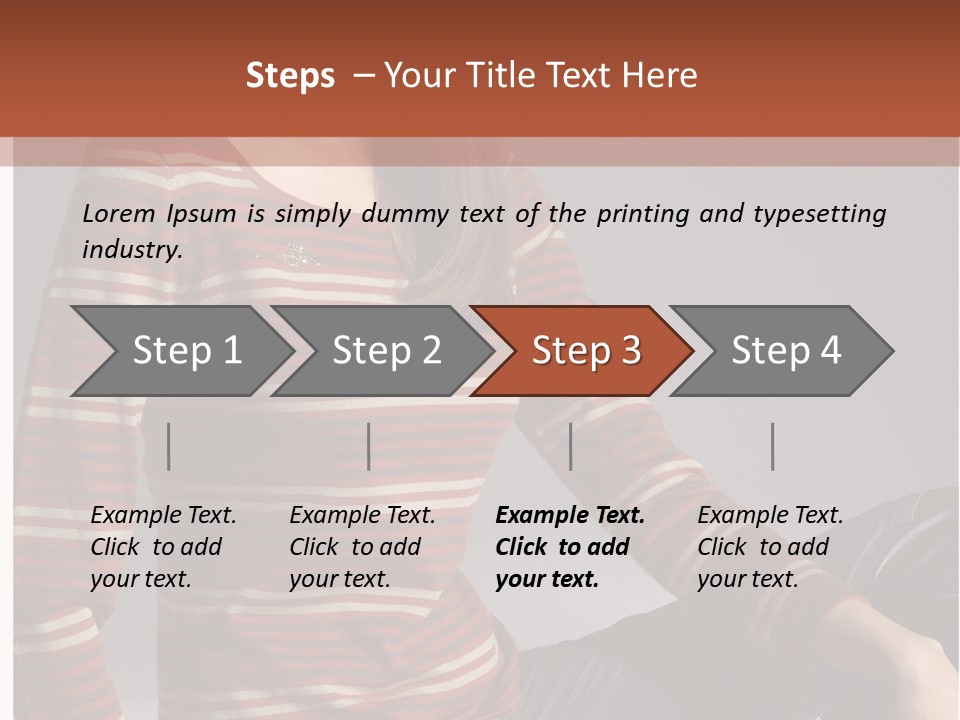 Legs Hair Female PowerPoint Template