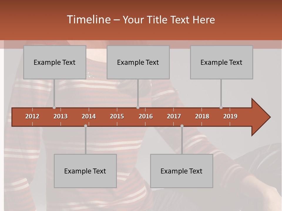 Legs Hair Female PowerPoint Template