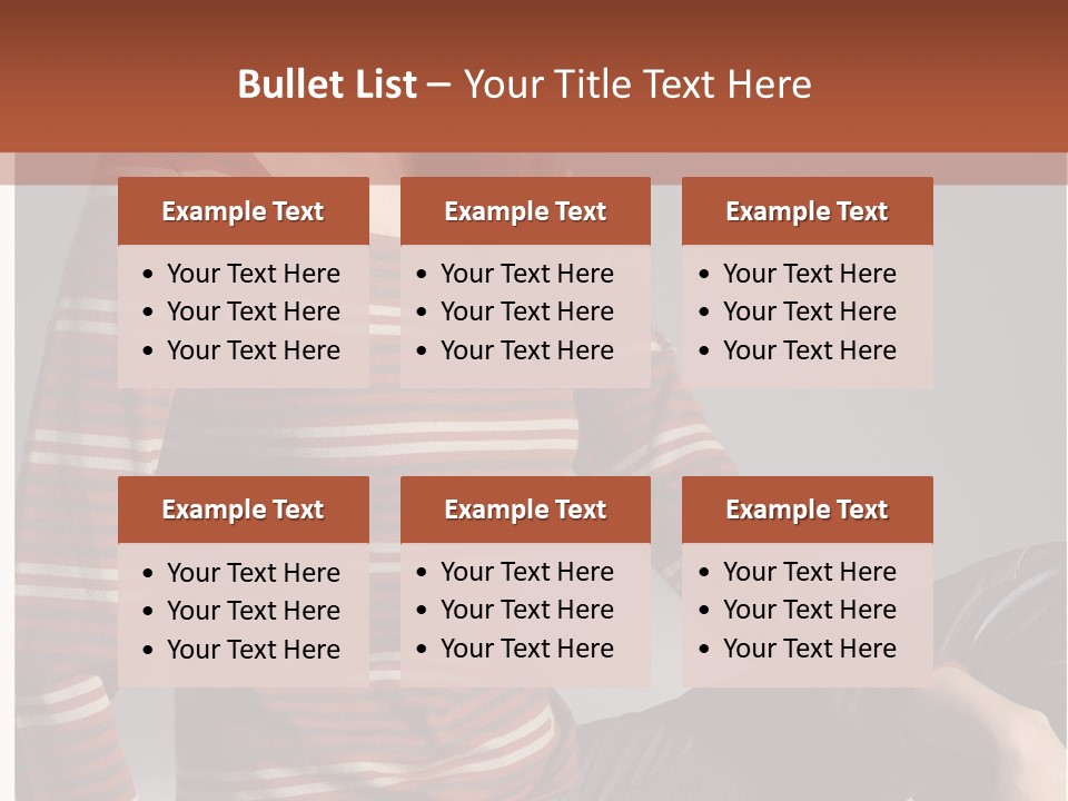 Legs Hair Female PowerPoint Template