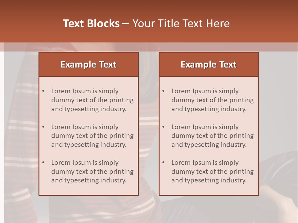 Legs Hair Female PowerPoint Template