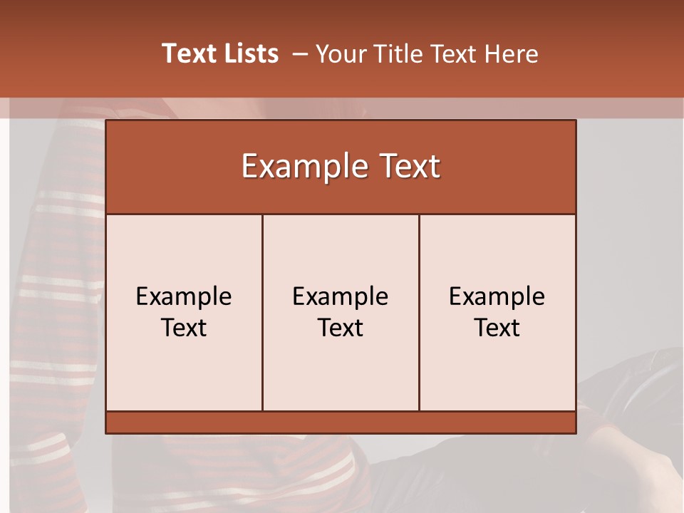 Legs Hair Female PowerPoint Template