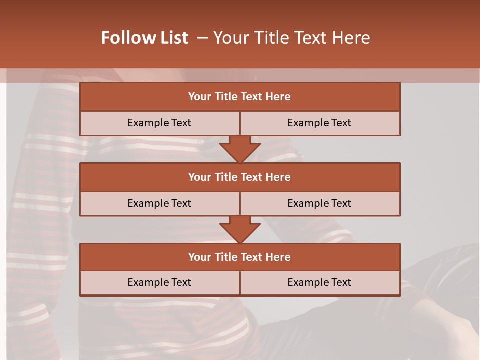 Legs Hair Female PowerPoint Template