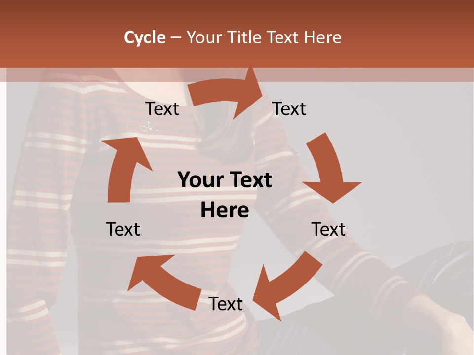 Legs Hair Female PowerPoint Template