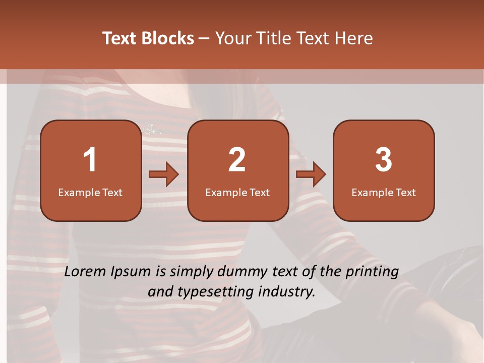 Legs Hair Female PowerPoint Template