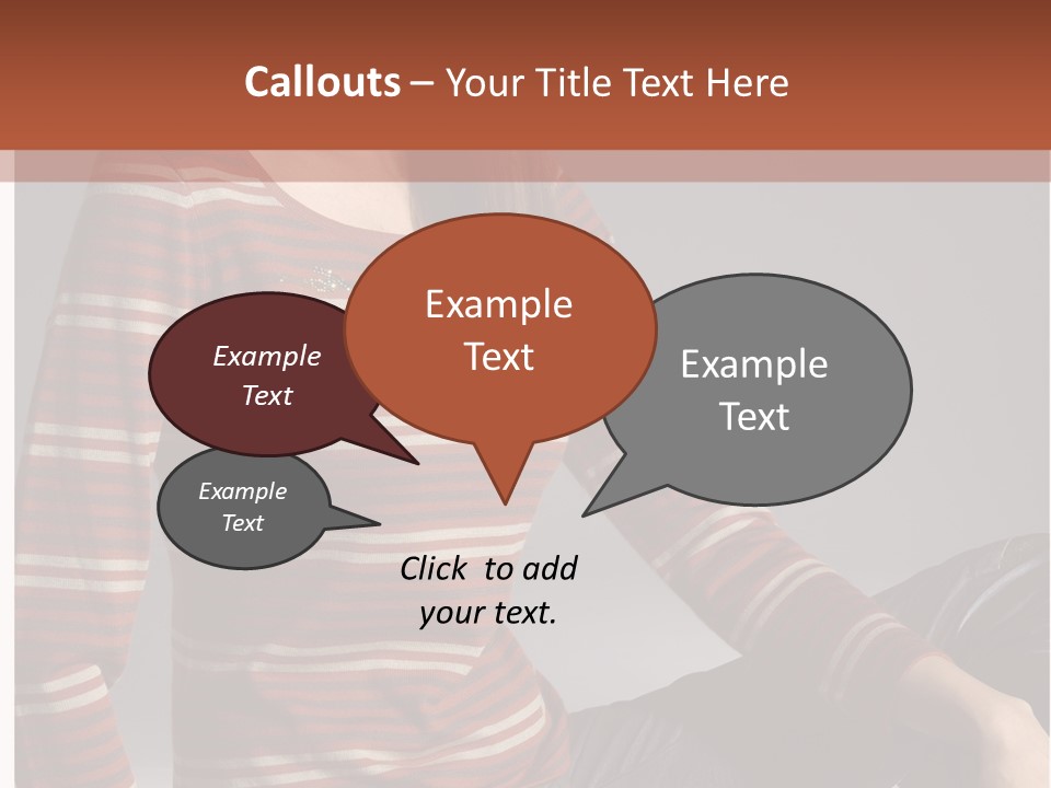 Legs Hair Female PowerPoint Template