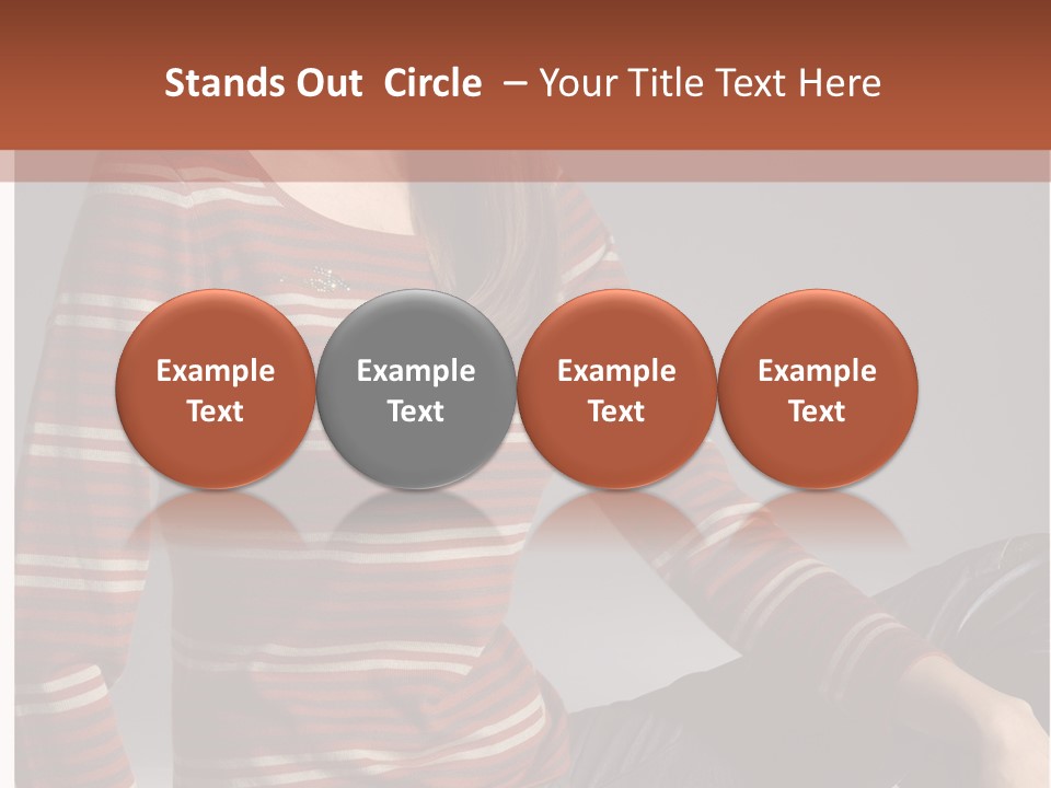 Legs Hair Female PowerPoint Template