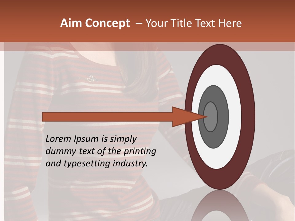 Legs Hair Female PowerPoint Template