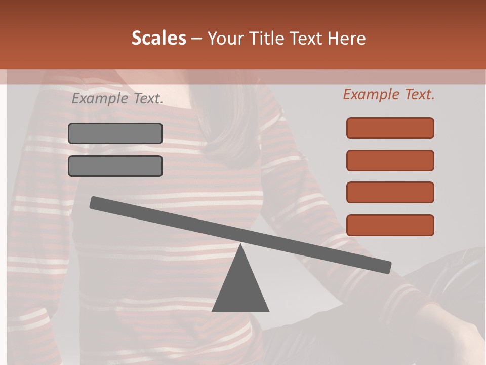 Legs Hair Female PowerPoint Template