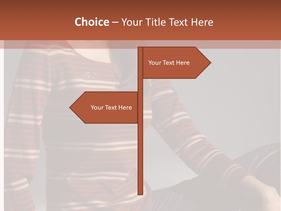 Legs Hair Female PowerPoint Template