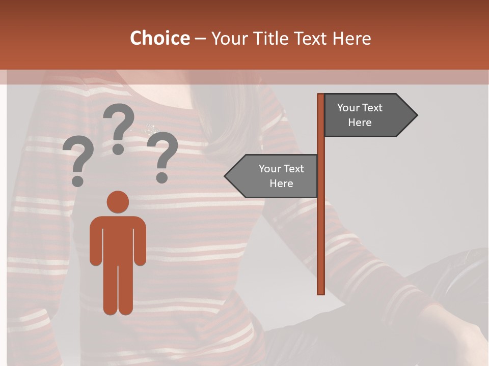 Legs Hair Female PowerPoint Template