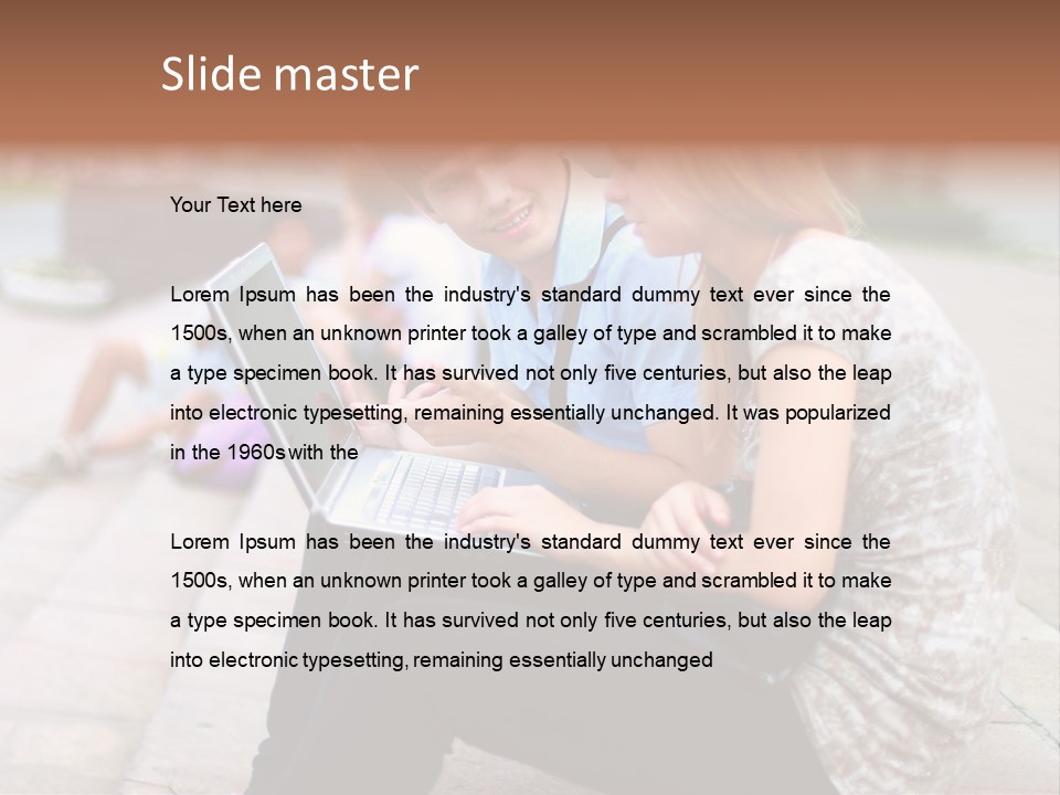 Fashion Happiness Students PowerPoint Template