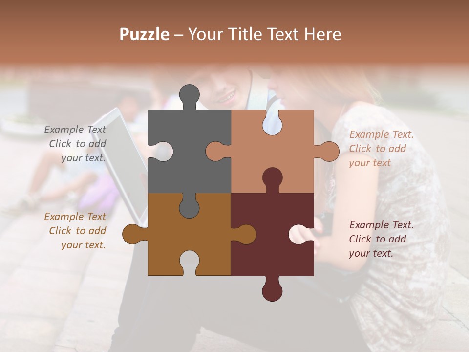 Fashion Happiness Students PowerPoint Template