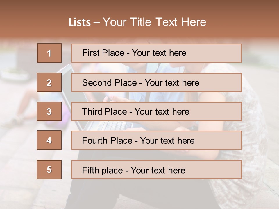 Fashion Happiness Students PowerPoint Template