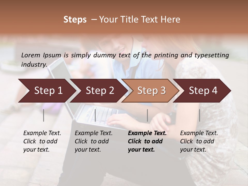 Fashion Happiness Students PowerPoint Template