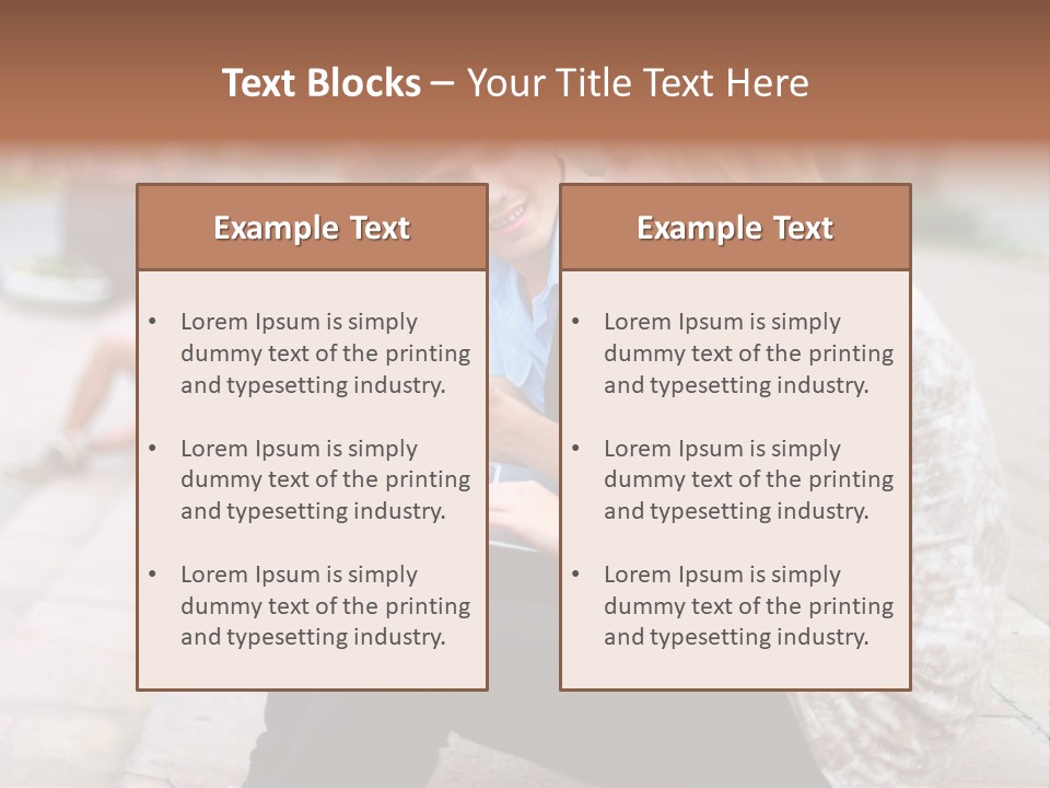 Fashion Happiness Students PowerPoint Template