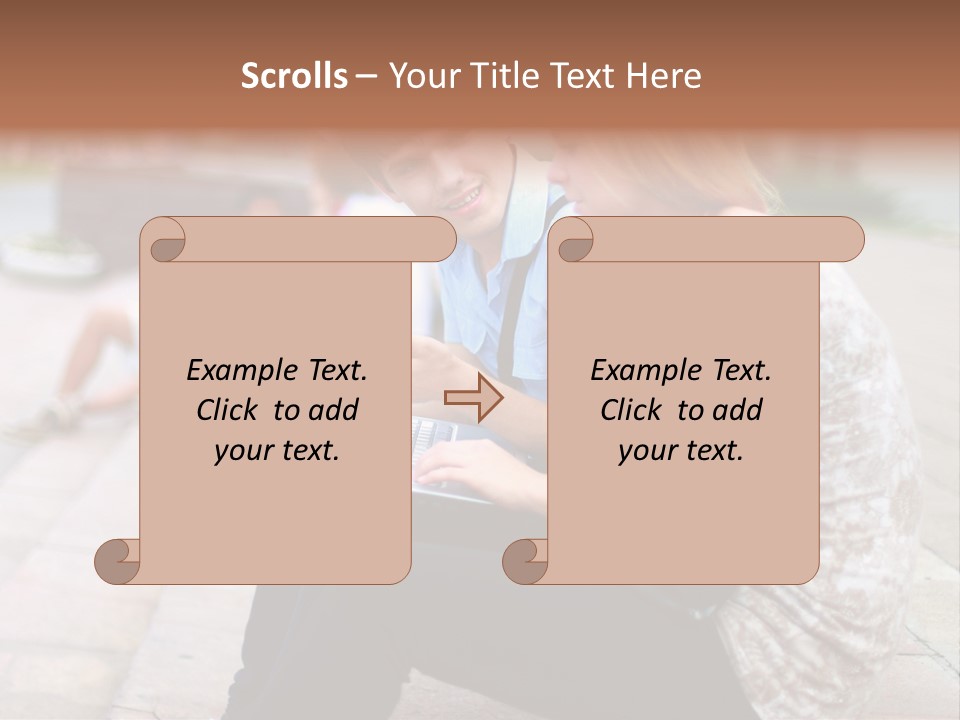 Fashion Happiness Students PowerPoint Template