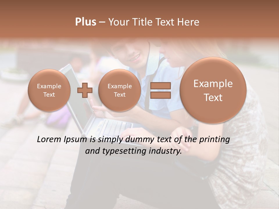 Fashion Happiness Students PowerPoint Template