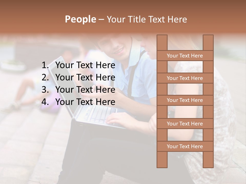 Fashion Happiness Students PowerPoint Template