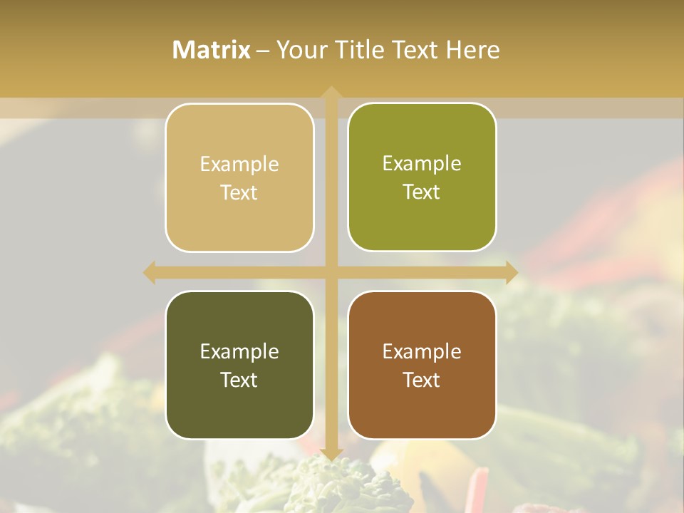 Healthful Carrot Onion PowerPoint Template