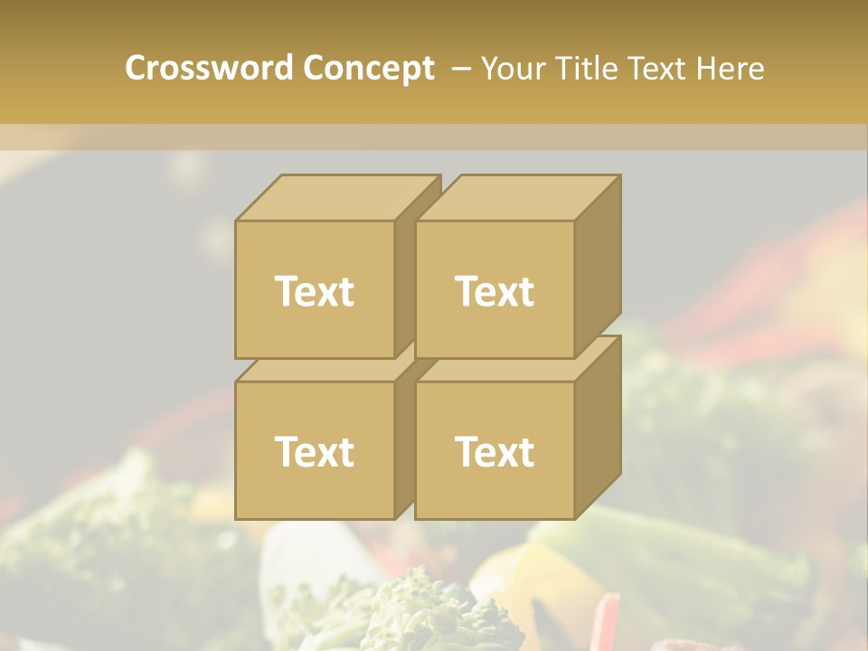 Healthful Carrot Onion PowerPoint Template
