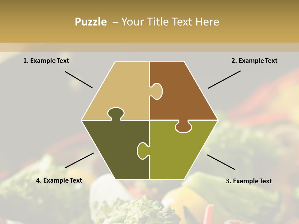 Healthful Carrot Onion PowerPoint Template