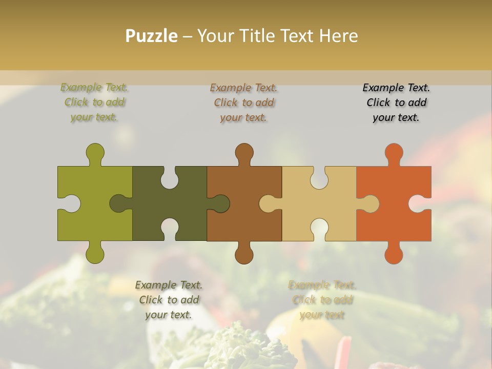 Healthful Carrot Onion PowerPoint Template